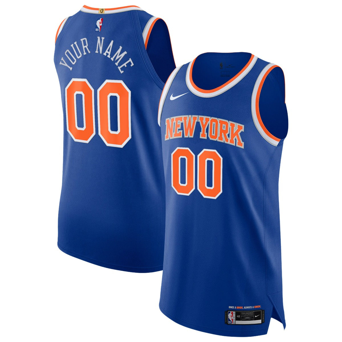 Nike New York Knicks Authentic Custom Jersey