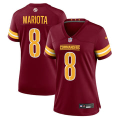 Marcus Mariota  Women's Team Game Jersey - Washington Commanders Jerseys