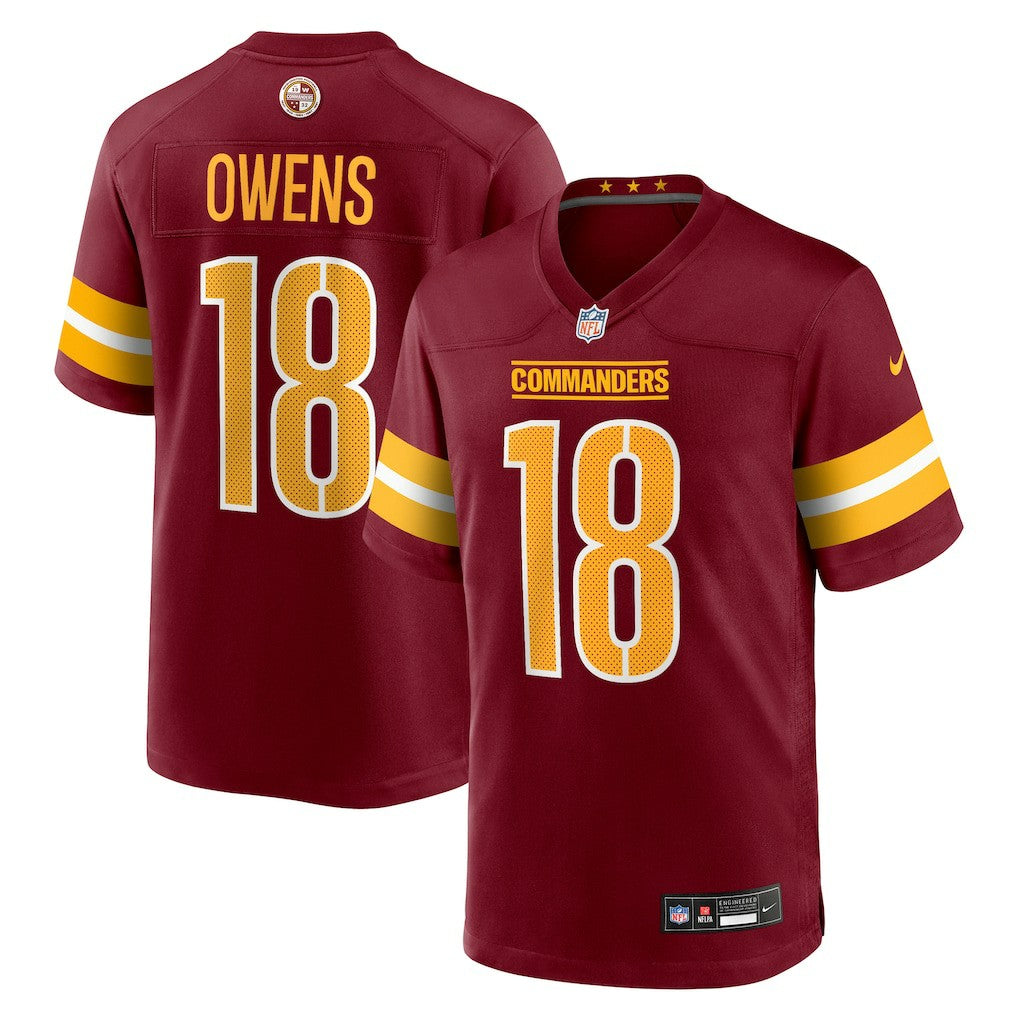 Tyler Owens  Team Game Jersey - Washington Commanders Jerseys