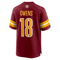 Tyler Owens  Team Game Jersey - Washington Commanders Jerseys