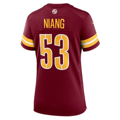 Lucas Niang  Women's Team Game Jersey - Washington Commanders Jerseys