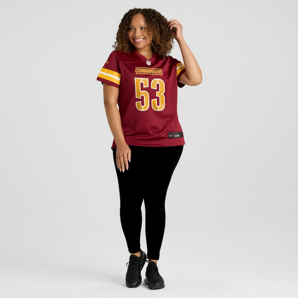 Lucas Niang  Women's Team Game Jersey - Washington Commanders Jerseys
