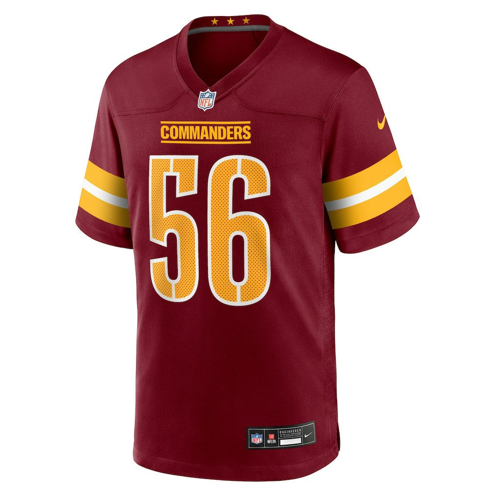 Kain Medrano  Team Game Jersey - Washington Commanders Jerseys