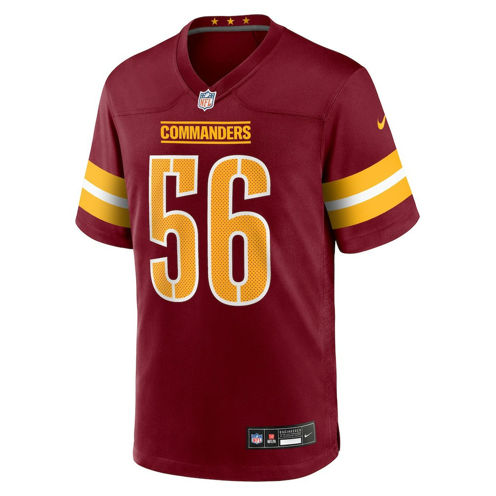 Kain Medrano  Team Game Jersey - Washington Commanders Jerseys