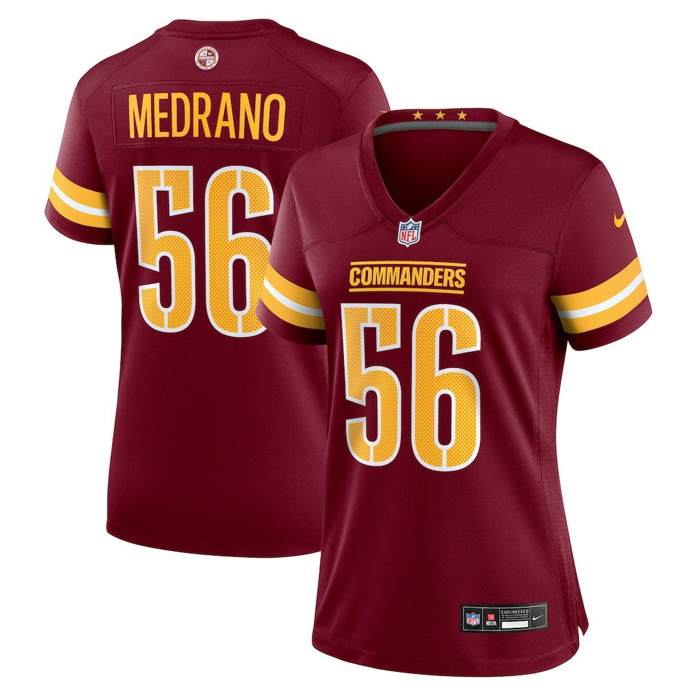 Kain Medrano  Women's Team Game Jersey - Washington Commanders Jerseys