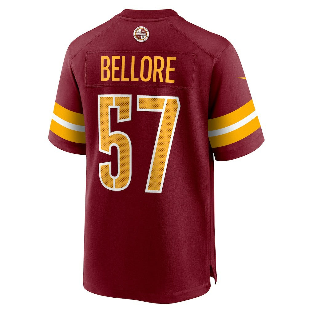 Nick Bellore  Team Game Jersey - Washington Commanders Jerseys