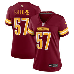 Nick Bellore  Women's Team Game Jersey - Washington Commanders Jerseys