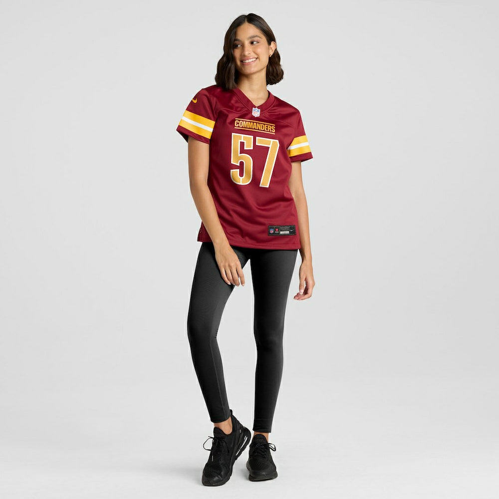 Nick Bellore  Women's Team Game Jersey - Washington Commanders Jerseys
