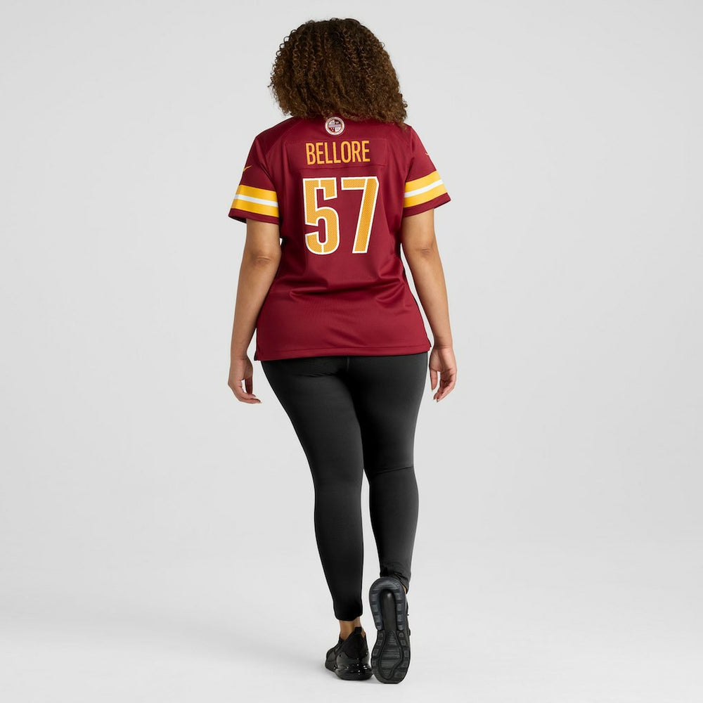 Nick Bellore  Women's Team Game Jersey - Washington Commanders Jerseys