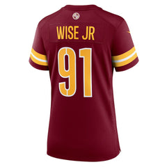 Deatrich Wise Jr.  Women's Team Game Jersey - Washington Commanders Jerseys
