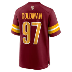 Eddie Goldman  Team Game Jersey - Washington Commanders Jerseys