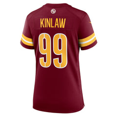 Javon Kinlaw  Women's Team Game Jersey - Washington Commanders Jerseys