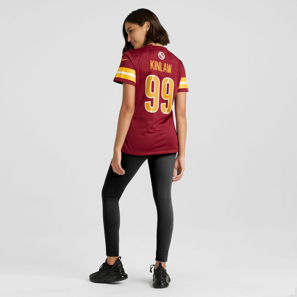 Javon Kinlaw  Women's Team Game Jersey - Washington Commanders Jerseys