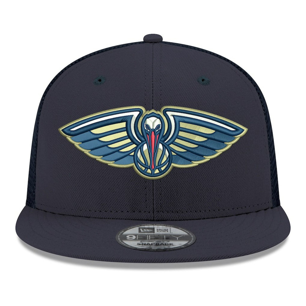 New Era New Orleans Pelicans Core Logo Meshback 9FIFTY Snapback Hat