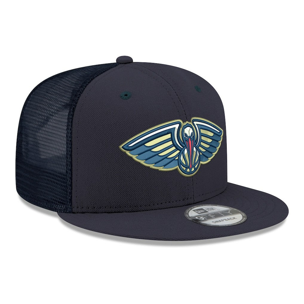 New Era New Orleans Pelicans Core Logo Meshback 9FIFTY Snapback Hat