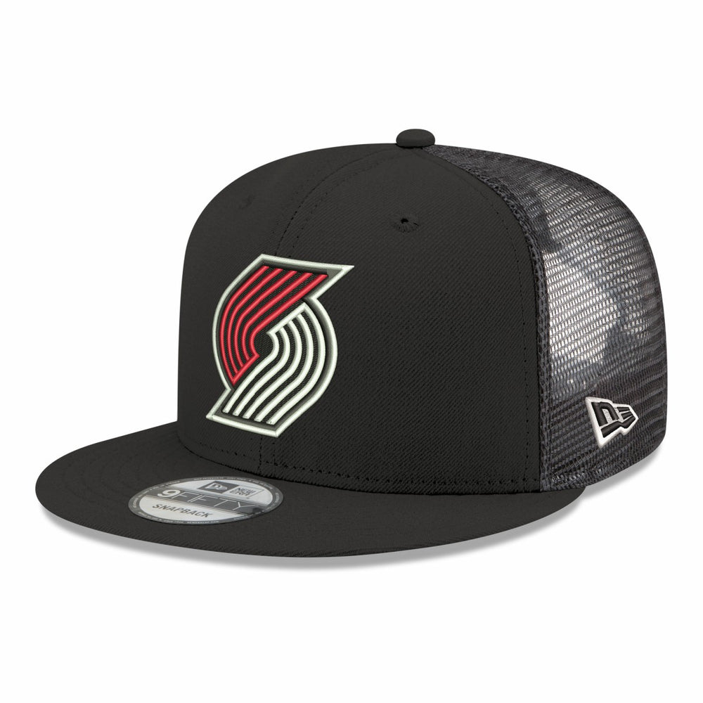 New Era Portland Trail Blazers Core Logo Meshback 9FIFTY Snapback Hat