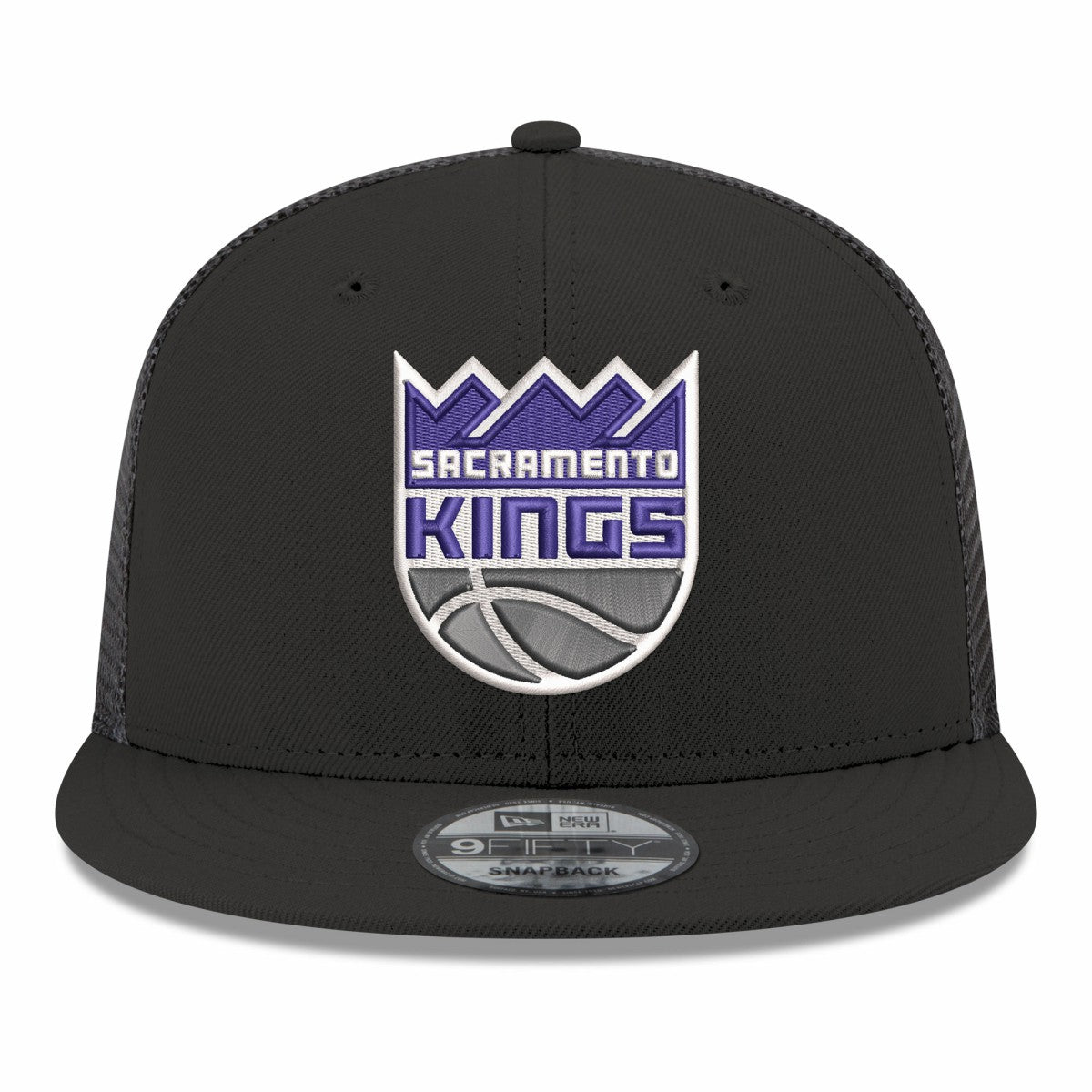 New Era Sacramento Kings Core Logo Meshback 9FIFTY Snapback Hat
