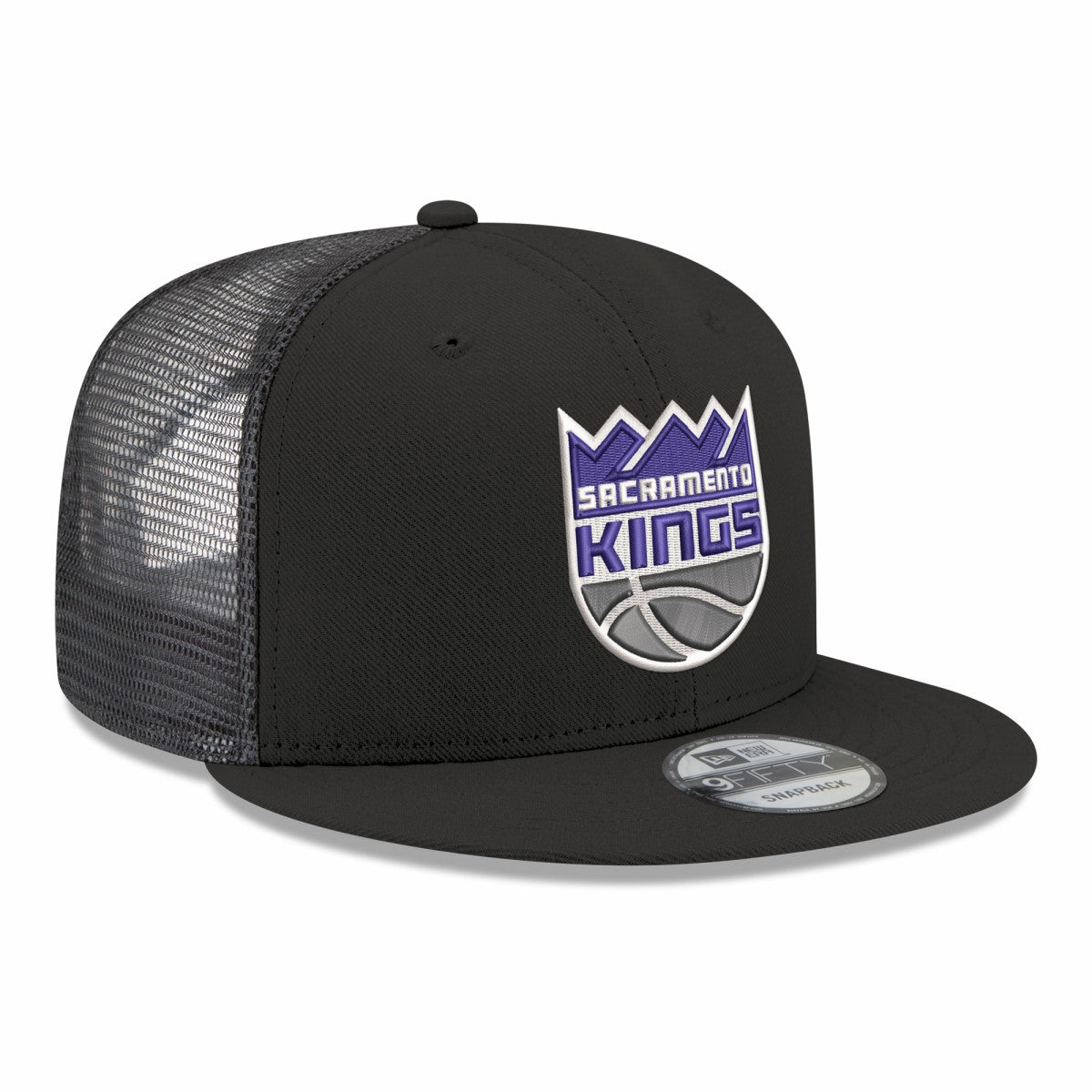 New Era Sacramento Kings Core Logo Meshback 9FIFTY Snapback Hat