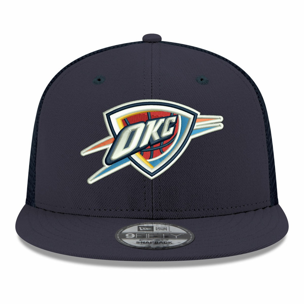 New Era Oklahoma City Thunder Core Logo Meshback 9FIFTY Snapback Hat