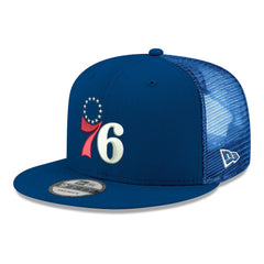 New Era Philadelphia 76ers Core Logo Meshback 9FIFTY Snapback Hat