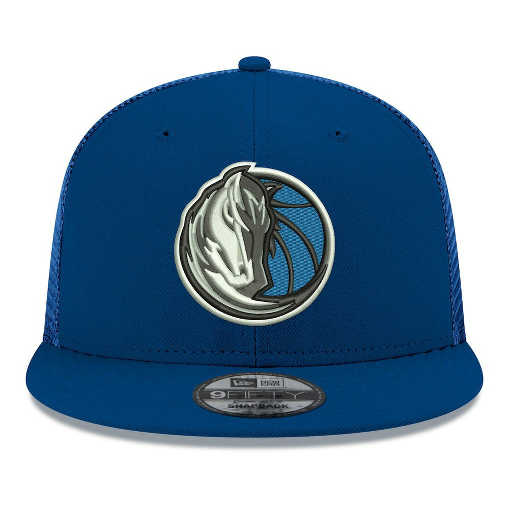 New Era Dallas Mavericks Core Logo Meshback 9FIFTY Snapback Hat sale