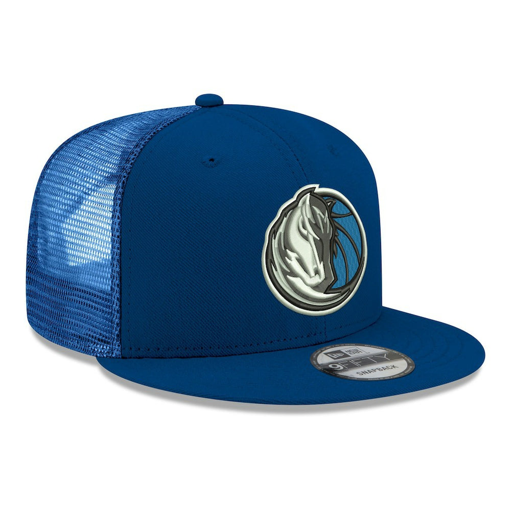 New Era Dallas Mavericks Core Logo Meshback 9FIFTY Snapback Hat sale