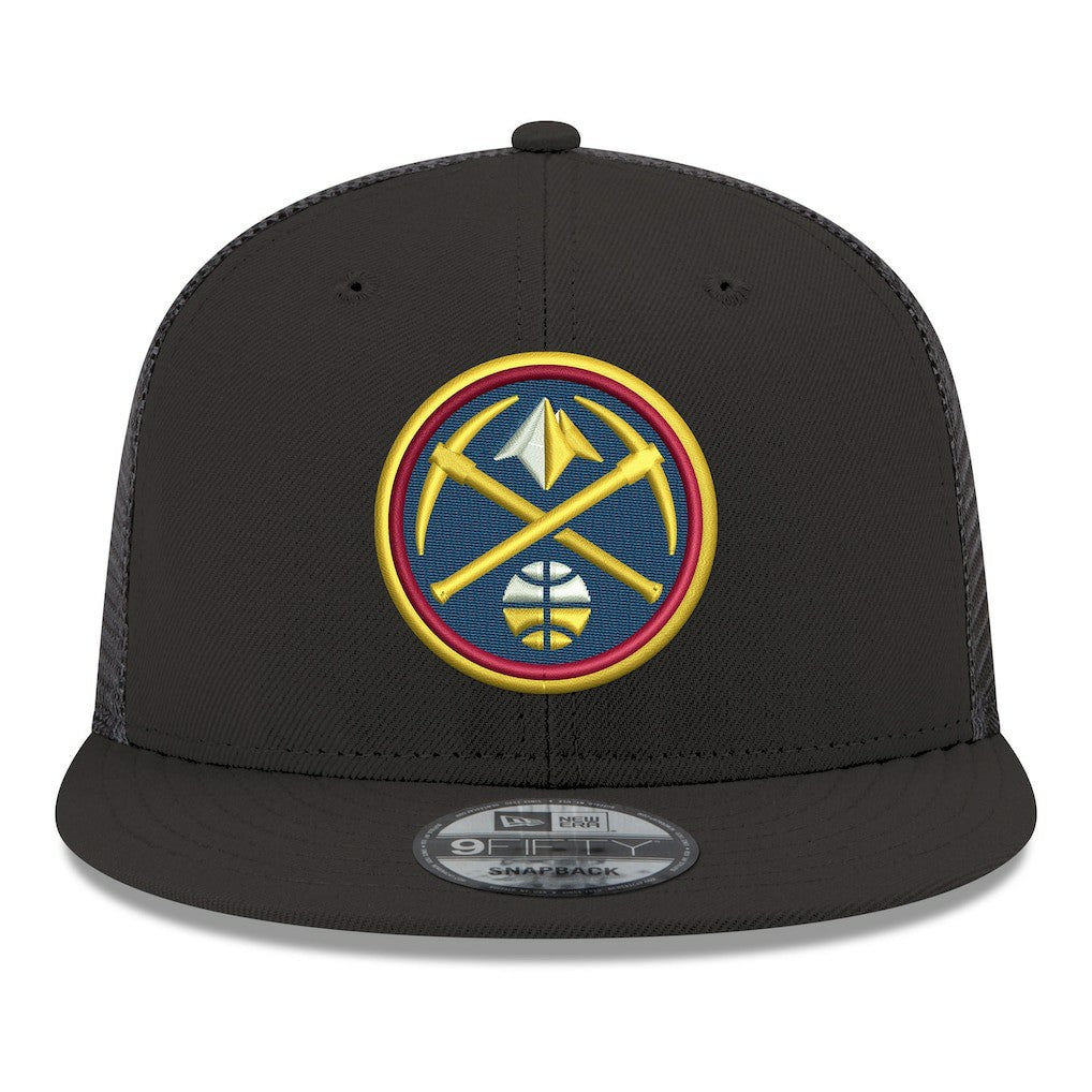 New Era Denver Nuggets Core Logo Meshback 9FIFTY Snapback Hat sale