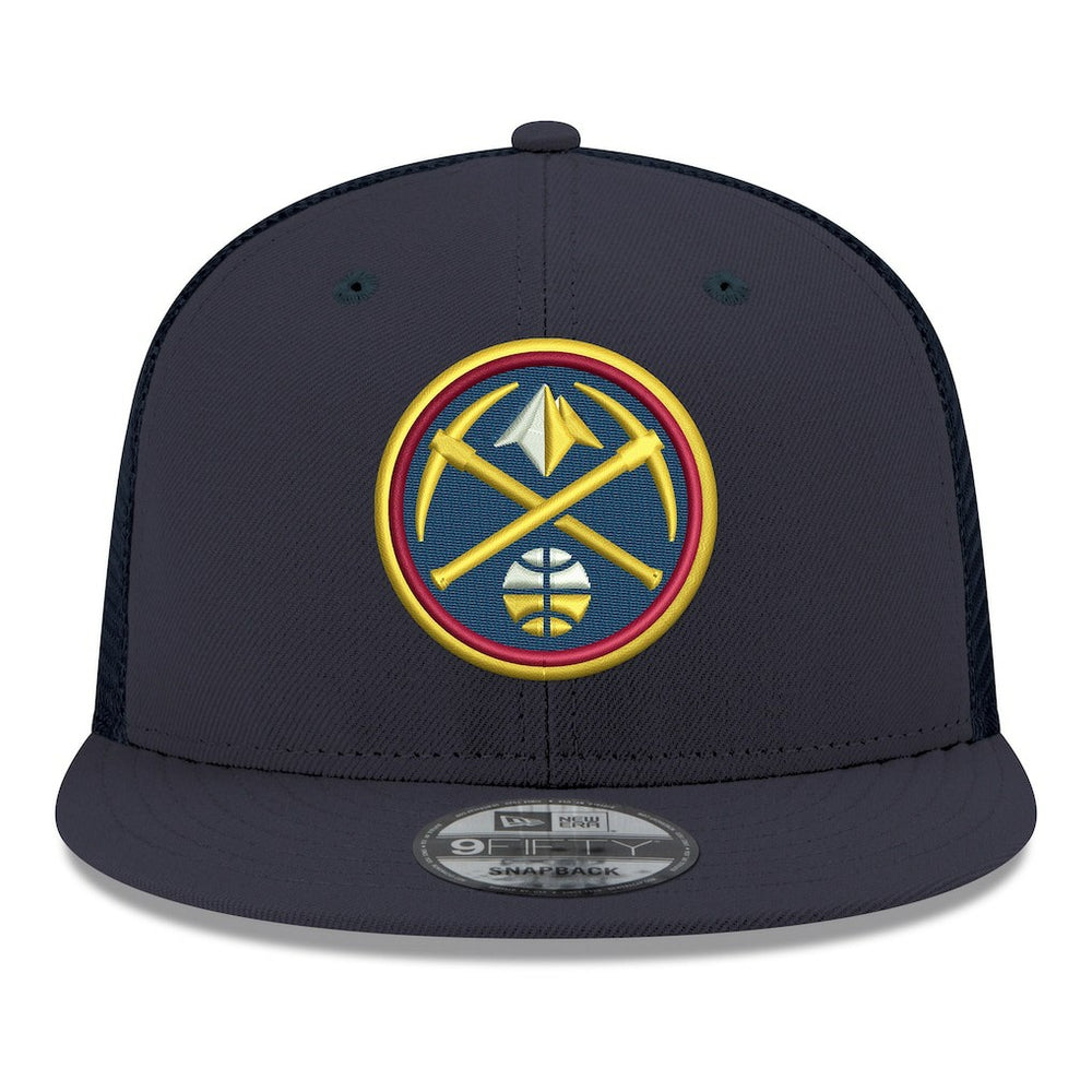 New Era Denver Nuggets Core Logo Meshback 9FIFTY Snapback Hat sale