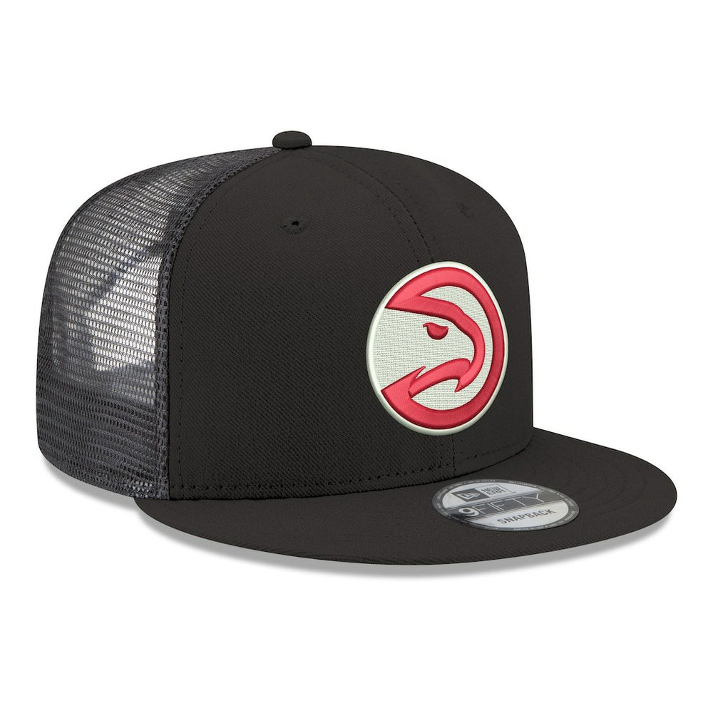 New Era Atlanta Hawks Core Logo Meshback 9FIFTY Snapback Hat
