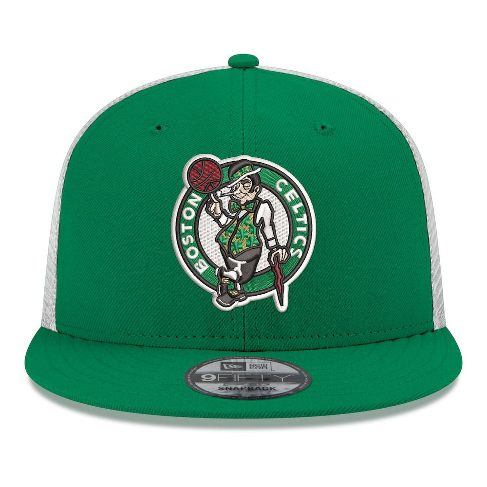 New Era Boston Celtics Core Logo Meshback 9FIFTY Snapback Hat