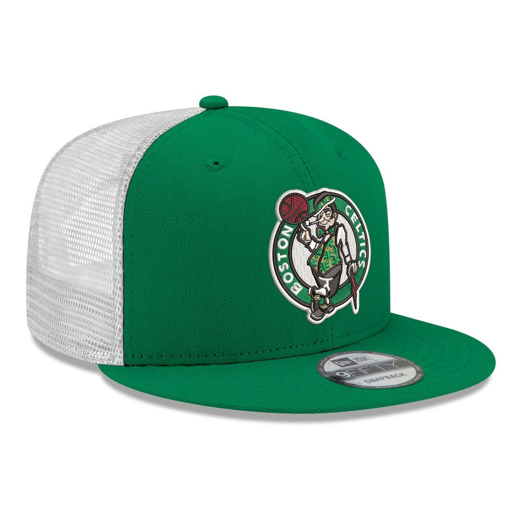 New Era Boston Celtics Core Logo Meshback 9FIFTY Snapback Hat