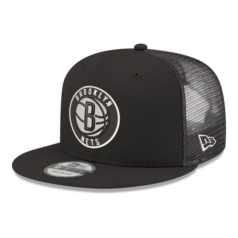 New Era Brooklyn Nets Core Logo Meshback 9FIFTY Snapback Hat