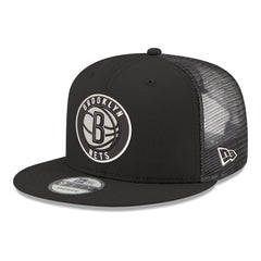 New Era Brooklyn Nets Core Logo Meshback 9FIFTY Snapback Hat