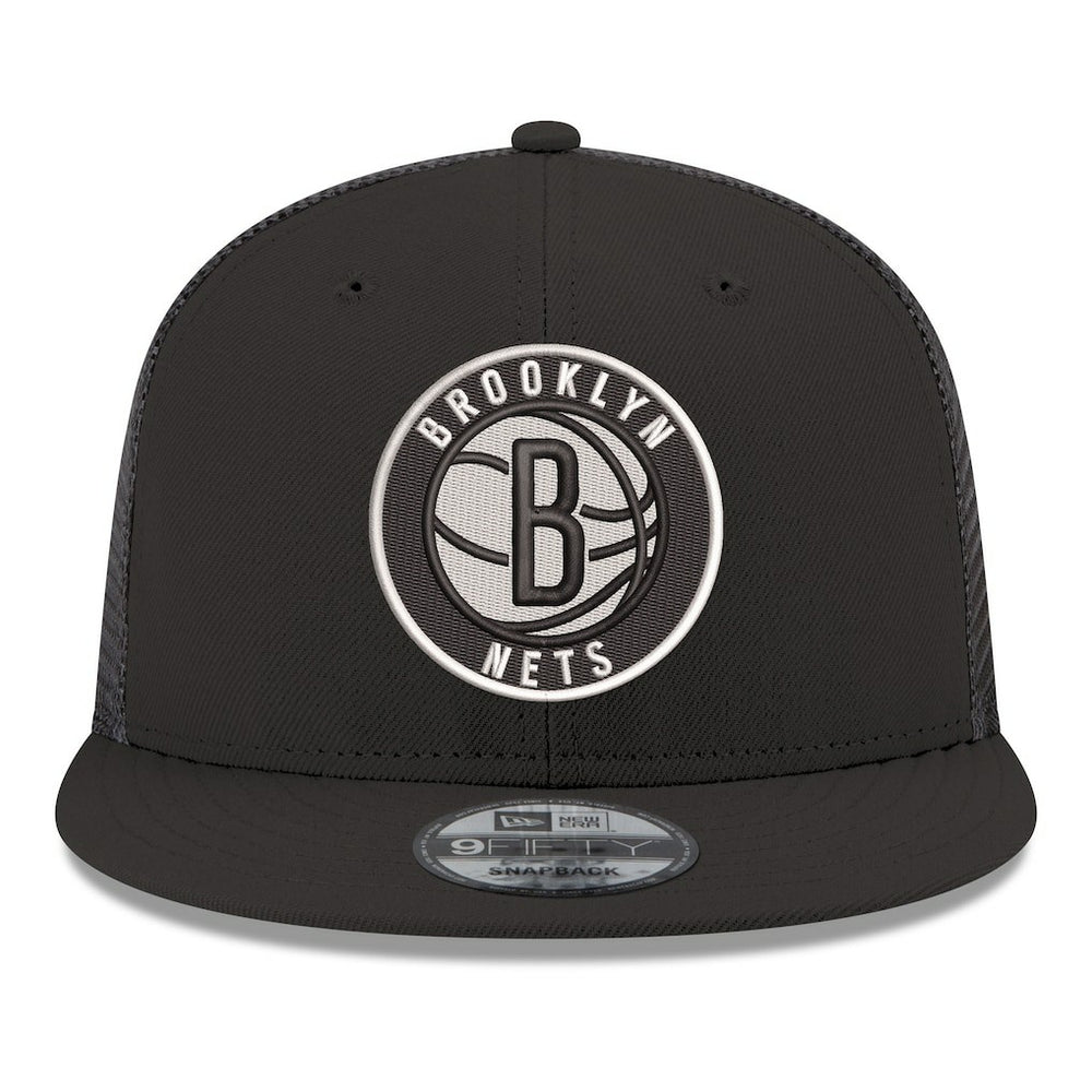 New Era Brooklyn Nets Core Logo Meshback 9FIFTY Snapback Hat