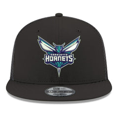 New Era Charlotte Hornets Core Logo Meshback 9FIFTY Snapback Hat