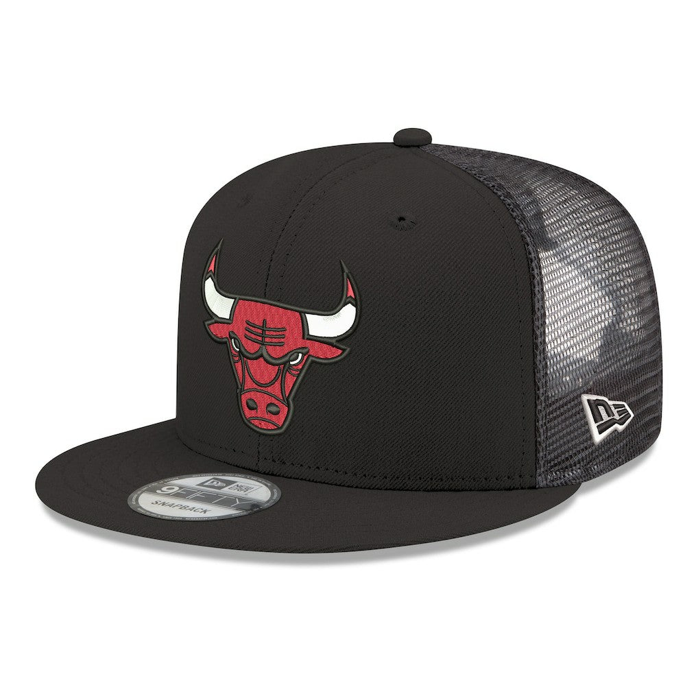 New Era Chicago Bulls Core Logo Meshback 9FIFTY Snapback Hat