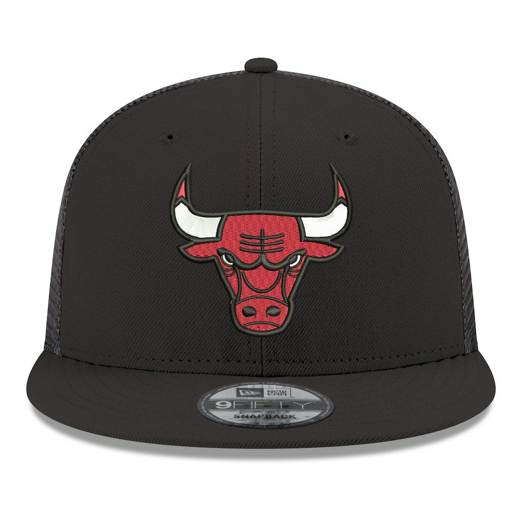 New Era Chicago Bulls Core Logo Meshback 9FIFTY Snapback Hat