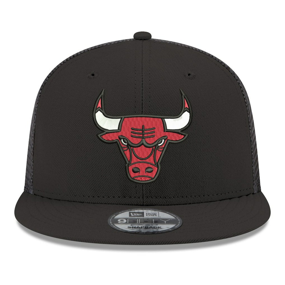 New Era Chicago Bulls Core Logo Meshback 9FIFTY Snapback Hat