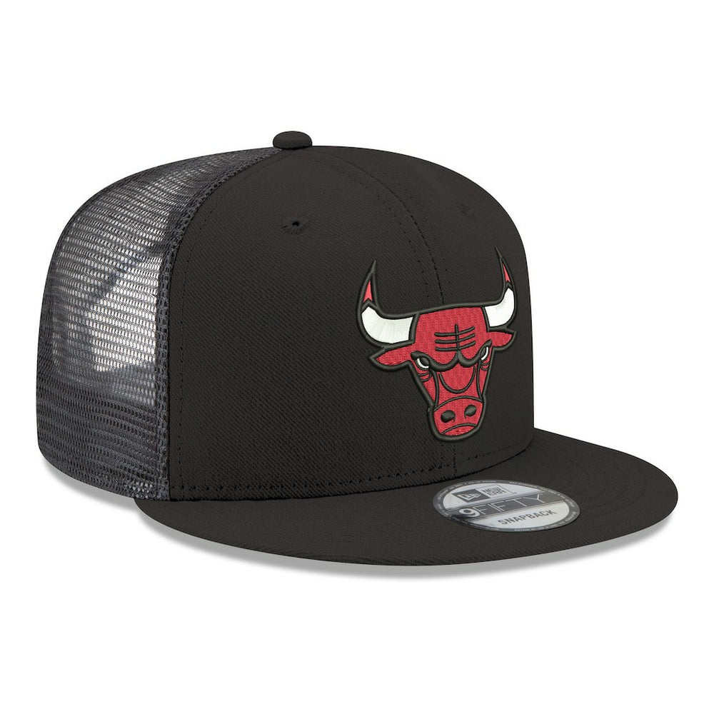 New Era Chicago Bulls Core Logo Meshback 9FIFTY Snapback Hat