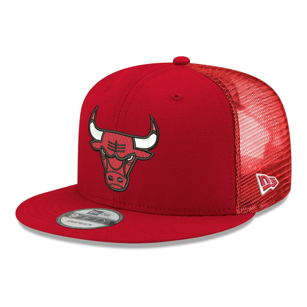 New Era Chicago Bulls Core Logo Meshback 9FIFTY Snapback Hat
