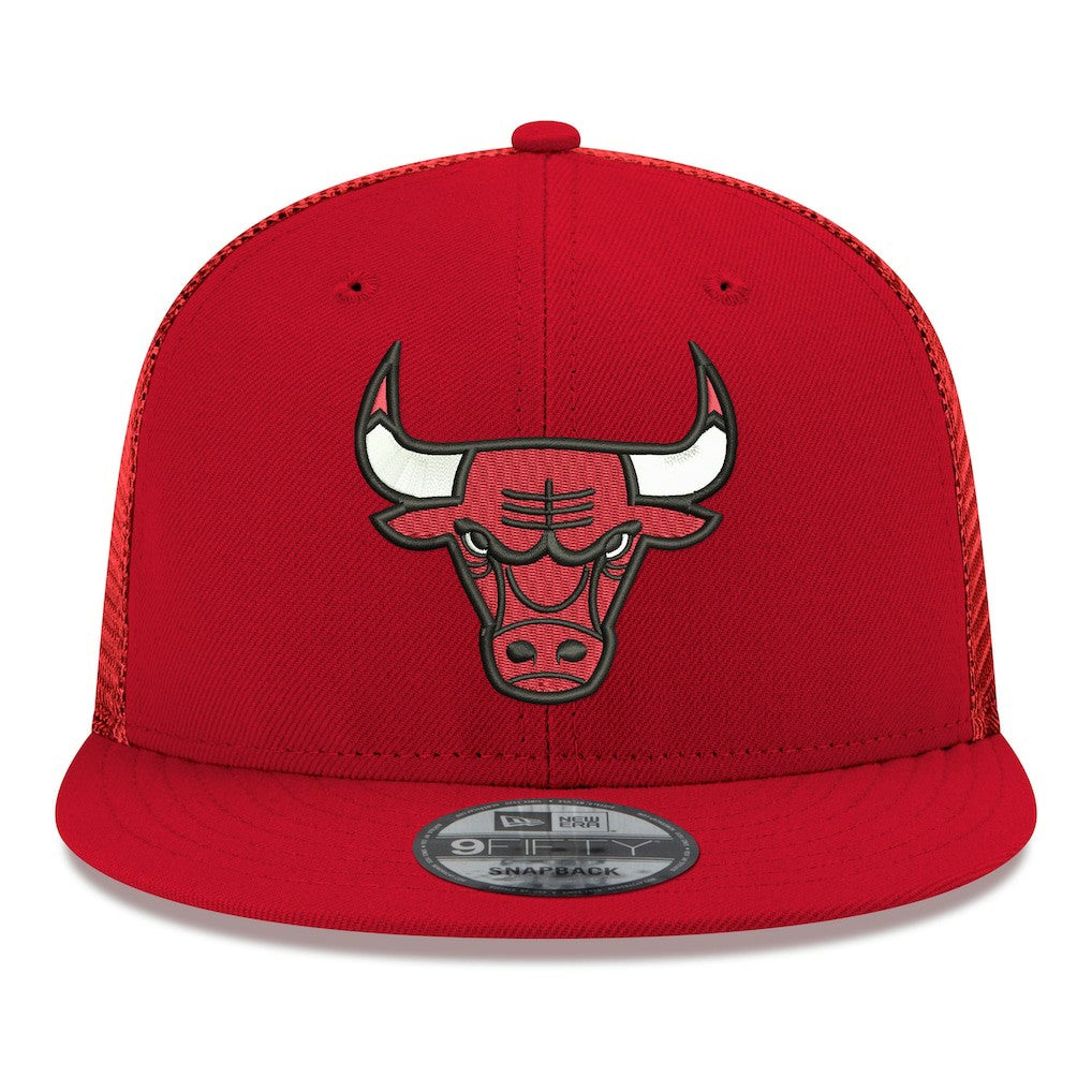 New Era Chicago Bulls Core Logo Meshback 9FIFTY Snapback Hat