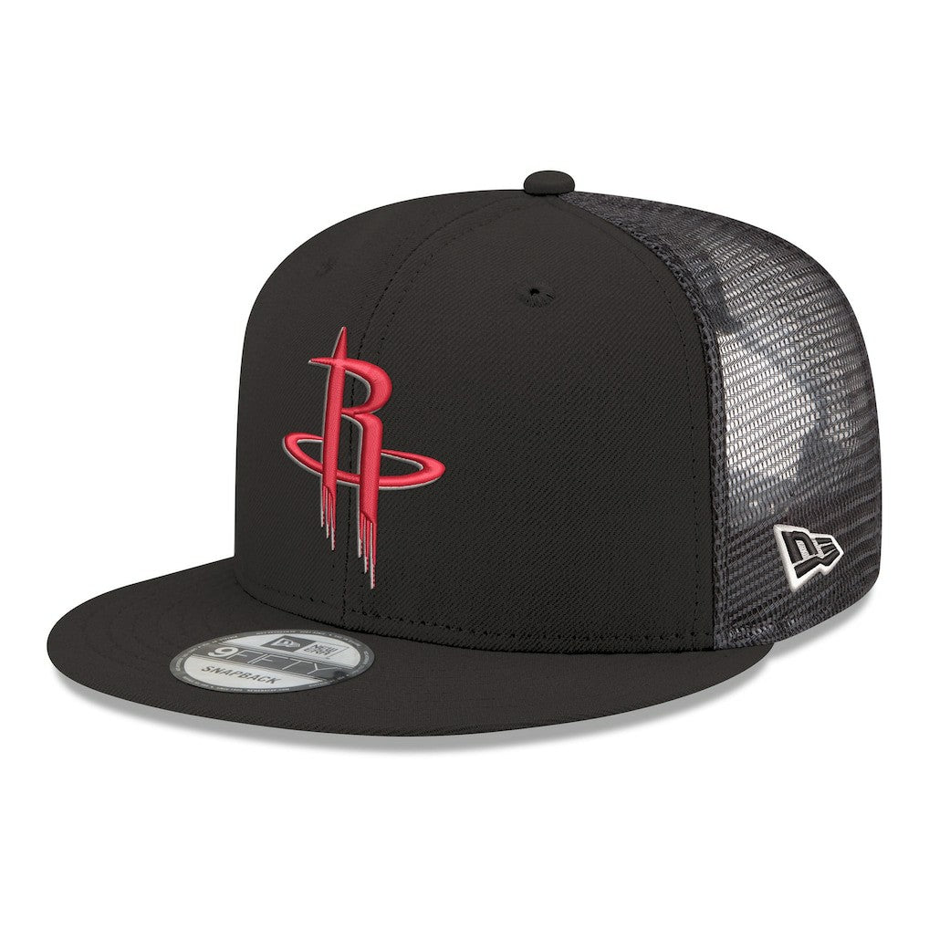 New Era Houston Rockets Core Logo Meshback 9FIFTY Snapback Hat sale