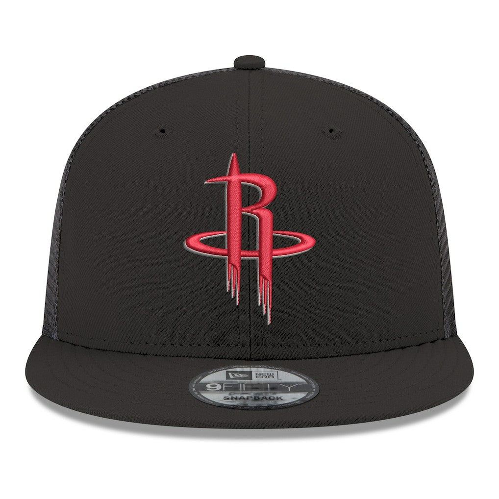New Era Houston Rockets Core Logo Meshback 9FIFTY Snapback Hat sale