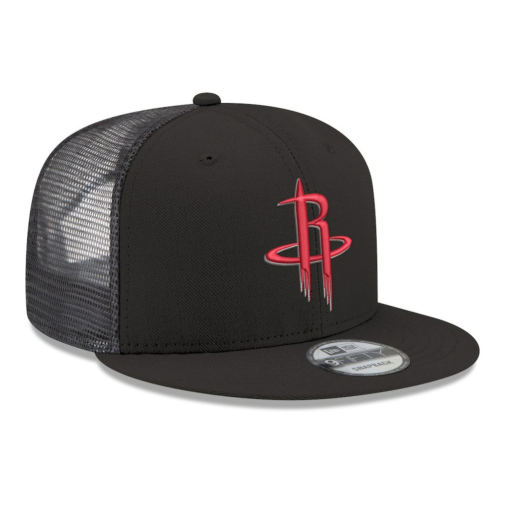 New Era Houston Rockets Core Logo Meshback 9FIFTY Snapback Hat sale