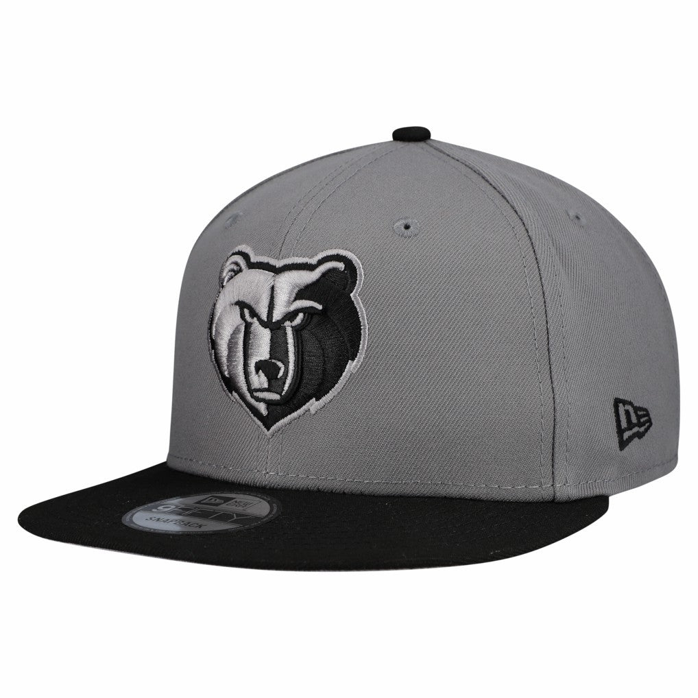 New Era Memphis Grizzlies Core Logo Storm Gray Two-Tone 9FIFTY Snapback Hat