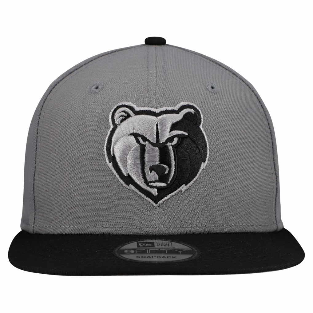 New Era Memphis Grizzlies Core Logo Storm Gray Two-Tone 9FIFTY Snapback Hat