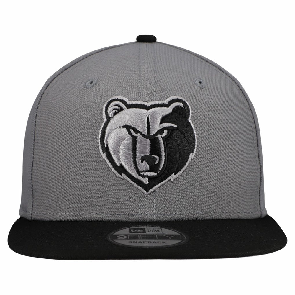 New Era Memphis Grizzlies Core Logo Storm Gray Two-Tone 9FIFTY Snapback Hat