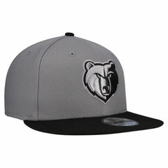 New Era Memphis Grizzlies Core Logo Storm Gray Two-Tone 9FIFTY Snapback Hat