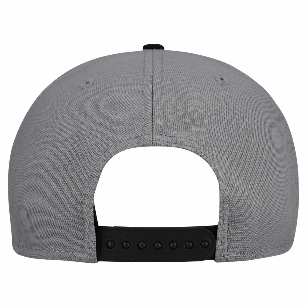 New Era Miami Heat Core Logo Storm Gray Two-Tone 9FIFTY Snapback Hat