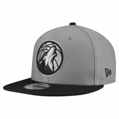 New Era Minnesota Timberwolves Core Logo Storm Gray Two-Tone 9FIFTY Snapback Hat